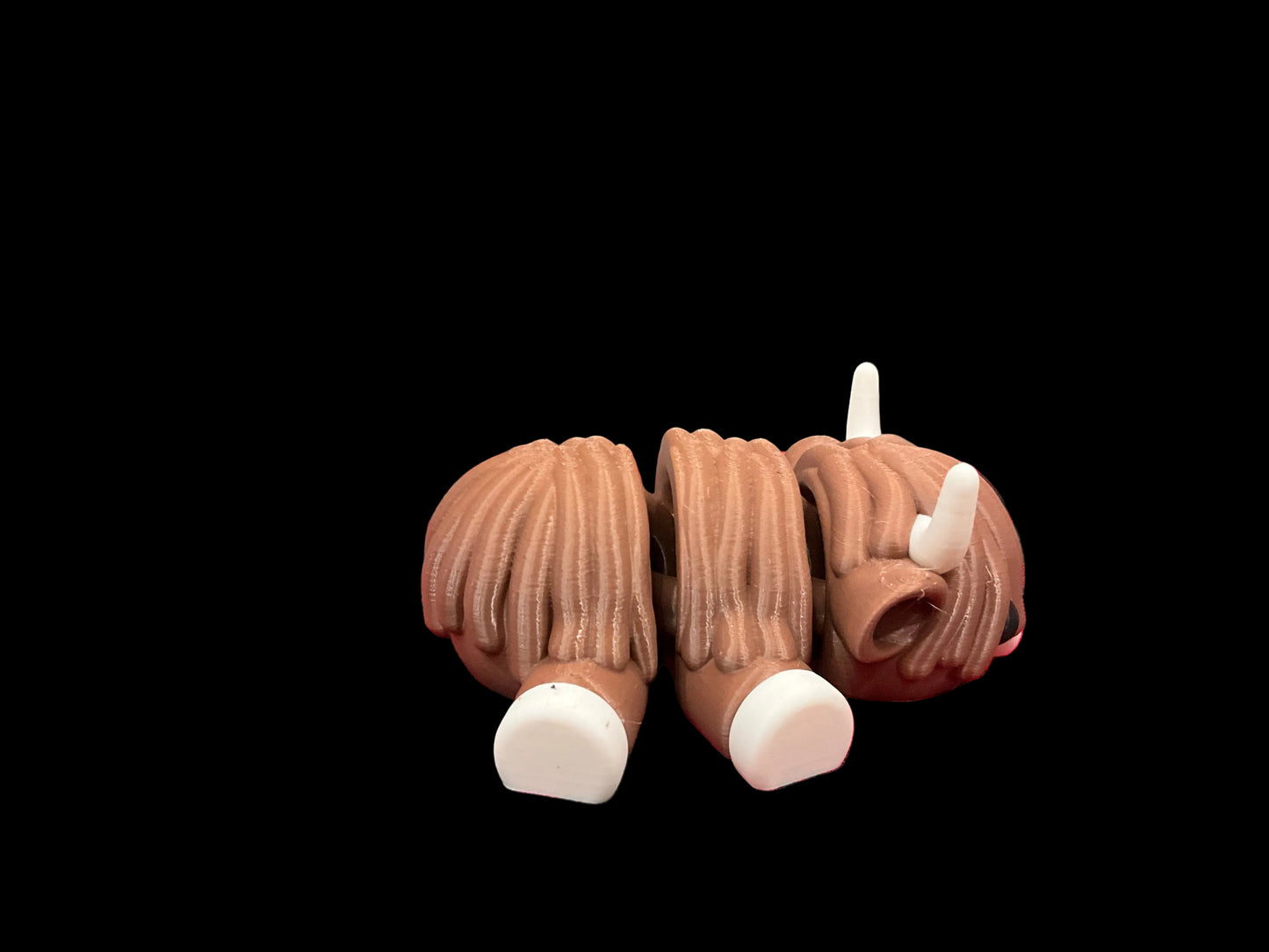 3D Printed - Articulated Large Highland Cow