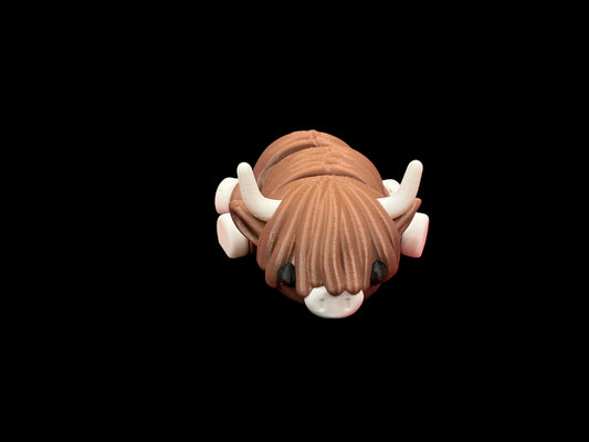 3D Printed - Articulated Large Highland Cow